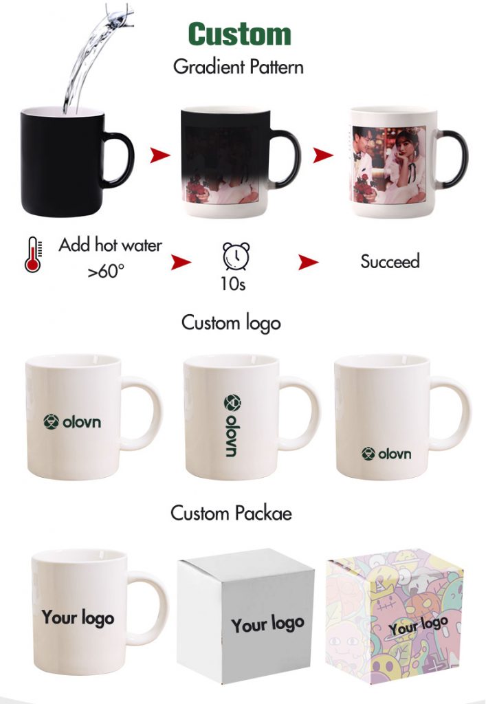 Ceramic cup with your company logo