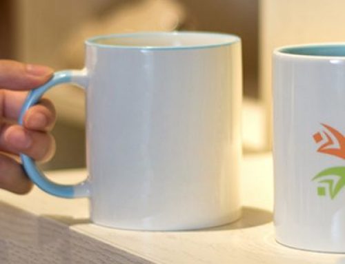 Ceramic cup with your company logo