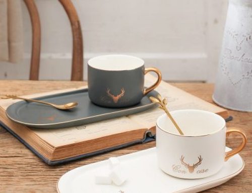 Luxury minimalist matte coffee cup set