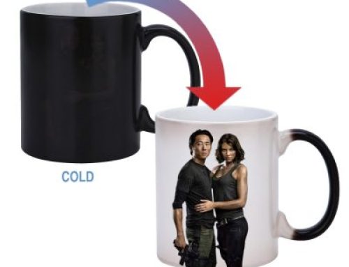Wholesale cheap 11oz semi-sanding magical mug